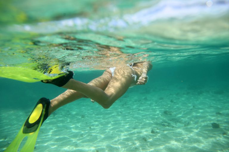 Lanai offers a variety of reef formations and caves that you just don’t find around Maui.