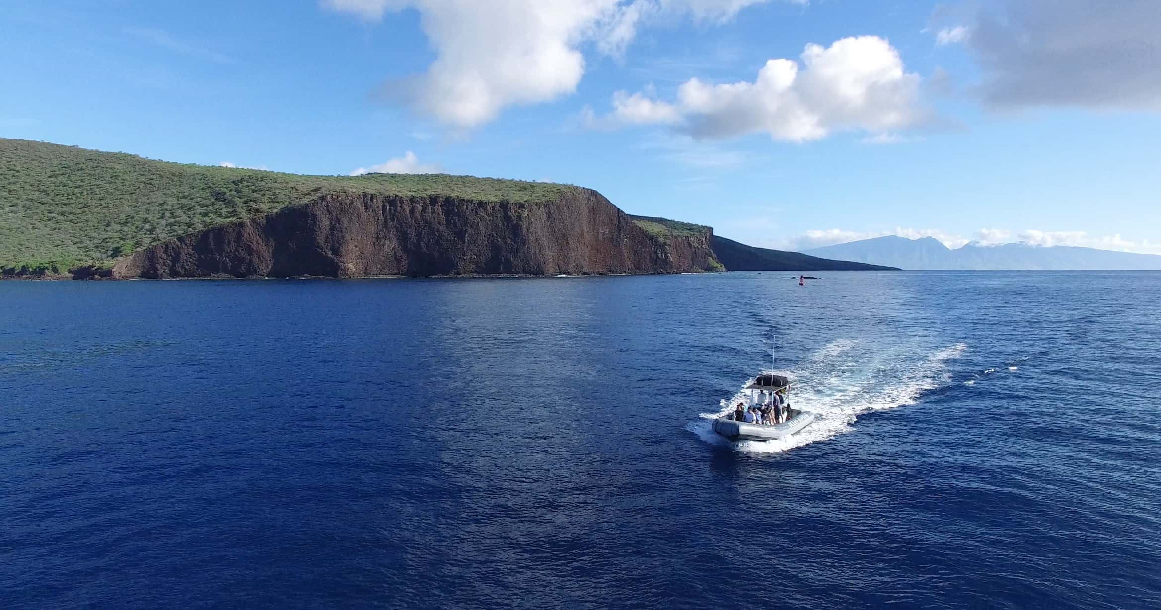 A yatch on the ocean